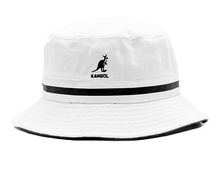 Klobouk Kangol Stripe Lahinch White