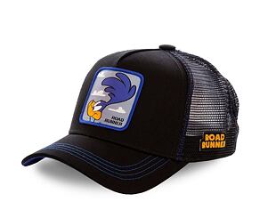 Kšiltovka Capslab Looney Tunes - The Roadrunner Trucker Black