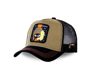 Kšiltovka Capslab Trucker - Looney Tunes - Martian - Olive / Black