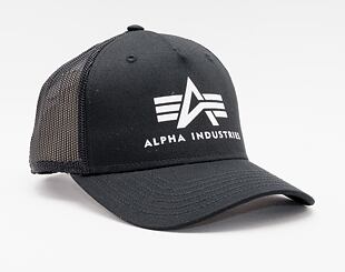 Kšiltovka Alpha Industries Basic Trucker Cap 186902 Black