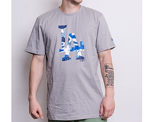 Triko New Era MLB Camo Pack Infill Los Angeles Dodgers Grey / Blue Camo