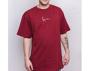 Triko Karl Kani Small Signature Tee Dark Red