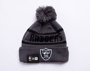 Kulich New Era NFL Jake Cuff Knit Las Vegas Raiders Grey
