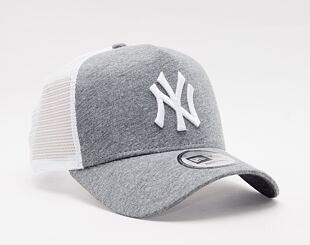 Kšiltovka New Era - MLB Jersey 9FORTY Trucker - NY Yankees - Graphite / White