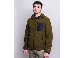Mikina Champion Polartec Fleece Zip Hoody 216723 GS556 DKO/NBK / Green