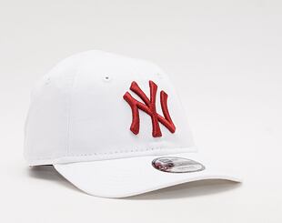 Dětská kšiltovka New Era 9FORTY Kids League Essential New York Yankees Strapback Optic White/Red