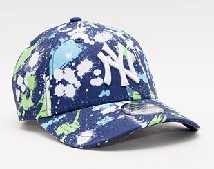 Dětská kšiltovka New Era 9FORTY Kids Print New York Yankees Strapback Light Navy