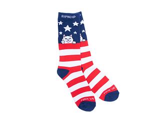 Ponožky Rip N Dip Fuck Ya Merca Socks Red/White/Blue RND9153