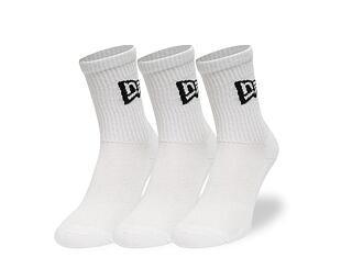 Ponožky New Era - Flag Crew 3Pack - White