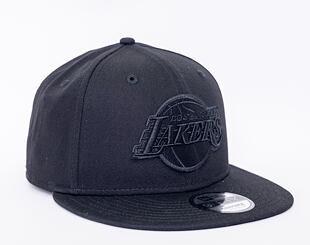 Kšiltovka New Era 9FIFTY NBA Black on Black Los Angeles Lakers Black / Black