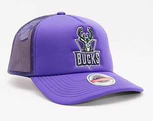 Kšiltovka Mitchell & Ness Keep On Truckin Trucker Hwc Milwaukee Bucks Dark Purple