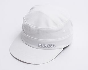 Kšiltovka Kangol - Cotton Twill Army Cap - White