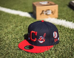 New Era × Adam Wave 59FIFTY MLB “Banned” Cleveland Indians Fitted