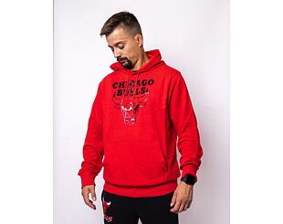 Mikina New Era NBA Foil Print Hoody Chicago Bulls Red/Black