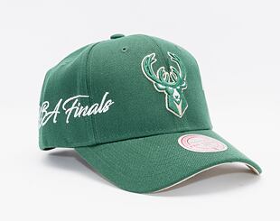 Kšiltovka Mitchell & Ness Champ Wrap Pro Snapback Milwaukee Bucks Green