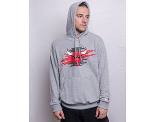 Mikina New Era NBA Tear Logo Hoody Chicago Bulls Grey