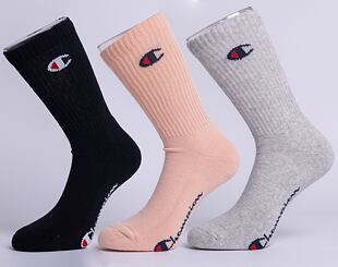 Ponožky Champion 3pk Crew Socks SFP/LOXGM/NBK