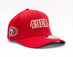 Kšiltovka New Era 9FIFTY Stretch-Snap NFL Team Wordmark San Francisco 49ers Scarlet