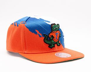 Kšiltovka Mitchell & Ness PAINTBRUSH SNAPBACK University Of Florida White / Orange