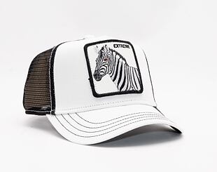Dětská kšiltovka Goorin - Little Stripe Trucker - White