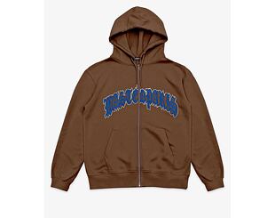 Mikina Wasted Paris Hoodie Zip Chill Kingdom - Cognac