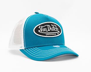 Kšiltovka Von Dutch Boston Trucker Cotton Twill Green/White