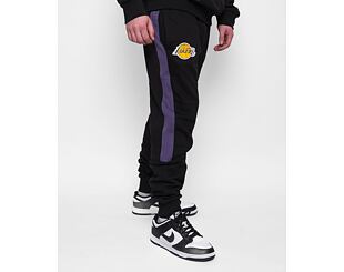 Tepláky New Era NBA Panel Joggerss Los Angeles Lakers Black/Purple