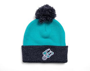 Kulich Mitchell & Ness TWO TONE POM BEANIE HWC San Antonio Spurs Teal