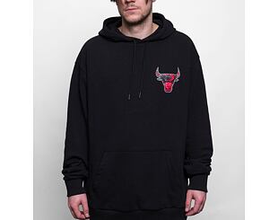 Mikina New Era Infill Team Logo Oversized Hoody Chicago Bulls Black / Red