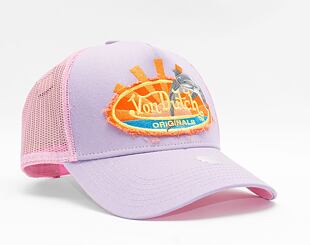 Kšiltovka Von Dutch Trucker Skara Lilac/Pink