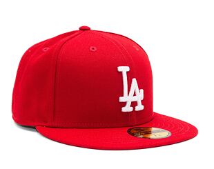 Kšiltovka New Era - MLB Basic 59FIFTY - LA Dodgers - Scarlet / White