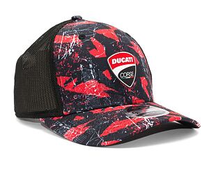 Kšiltovka New Era 9FIFTY Stretch-Snap Ducati Corse All Over Print Ducati Black / Scarlet