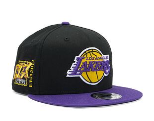 Kšiltovka New Era 9FIFTY NBA Team Patch Los Angeles Lakers Black