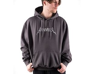 Mikina Karl Kani Woven Signature Kaniverse OS Hoodie Anthracite