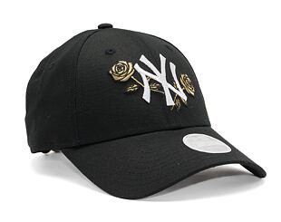 Dámská kšiltovka New Era 9FORTY Womens MLB Floral Metallic New York Yankees Black