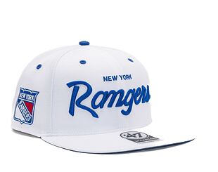Kšiltovka '47 Brand NHL New York Rangers Crosstown Pop CAPTAIN White