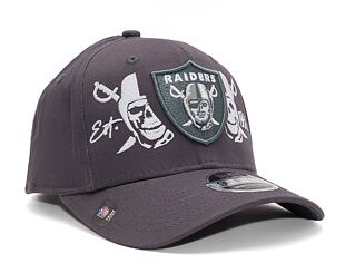 New Era × Adam Wave 9FIFTY Stretch-Snap NFL Las Vegas Raiders Grey "Art Pieces"