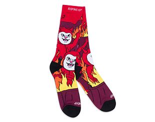 Ponožky RIP N DIP Heaven On Earth Socks RND10014 Red