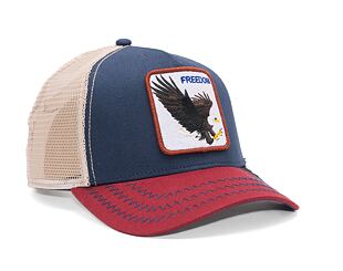 Kšiltovka Goorin Bros The Freedom Eagle Trucker Indigo