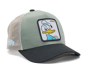 Kšiltovka Capslab Donald Duck - Donald Duck Trucker Silver