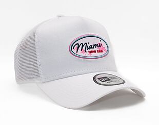 Kšiltovka New Era 9FORTY A-Frame Trucker Oval State Trucker White / Pink