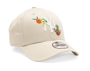 Dětská Kšiltovka New Era 9FORTY Kids MLB Fruit Icon New York Yankees Stone / White