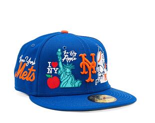 Kšiltovka Adam Wave New Era 59FIFTY MLB Authentic Performance New York Mets Fitted Team Color