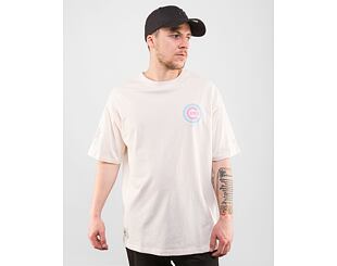 Triko New Era MLB Pastel Oversized Tee Chicago Cubs Off White / Pastel Blue