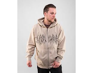 Mikina Wasted Paris Hoodie Zip Iron Bliss Sand