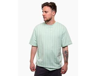 Triko Karl Kani Small Signature Pinstripe Tee light mint/white