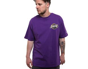 Triko New Era Infill Team Logo Oversized Tee Los Angeles Lakers Purple / Black