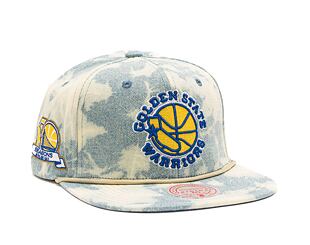 Kšiltovka Mitchell & Ness NBA Acid Wash Snapback HWC Warriors Blue