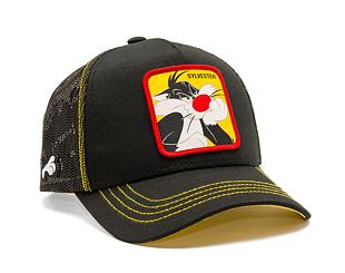 Kšiltovka Capslab Looney Tunes - Sylvester Black / Yellow
