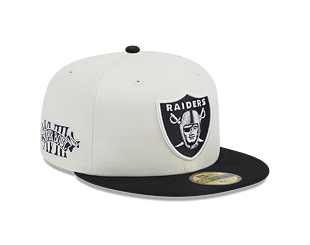 Kšiltovka New Era 59FIFTY NFL Championships Las Vegas Raiders White / Black